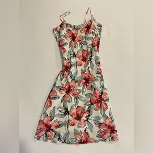 HAWAIIAN PRINT KAHALA FLORAL DRESS  SIZE 8 SUMMER BEACH VACATION PARTY